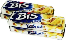 BIS Lacta White Chocolate Box of 20 Units 4.4 oz each Pack of 4 Imported Brazil