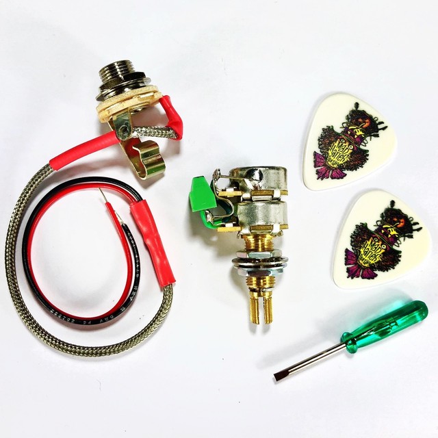 Mad Hatter Terminator Single Volume Solderless Guitar Wiring Harness System eBay