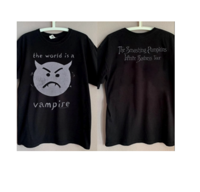 ミュージシャン 1996 The Smashing Pumpkins tee Vintage 1996 Smashing Pumpkins Tour Tee, 2 Sided 100% Cotton Shirt