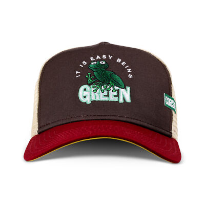 Coastal HFT Trucker Cap Easy Green Mudd/Wine Basecap Kappe Mütze Meshkappe Hat 