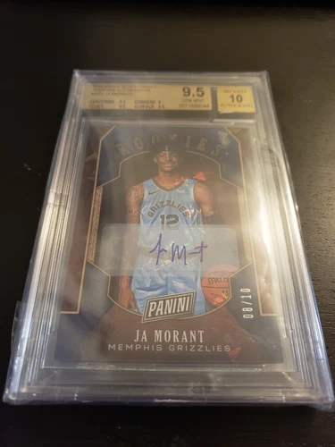 Ja Morant Rookie autograph BGS -Black Friday 1 out 10
