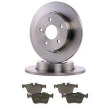 Discos y pastillas de freno traseros sólidos de 317 mm para Land Rover Range Rover Evoque