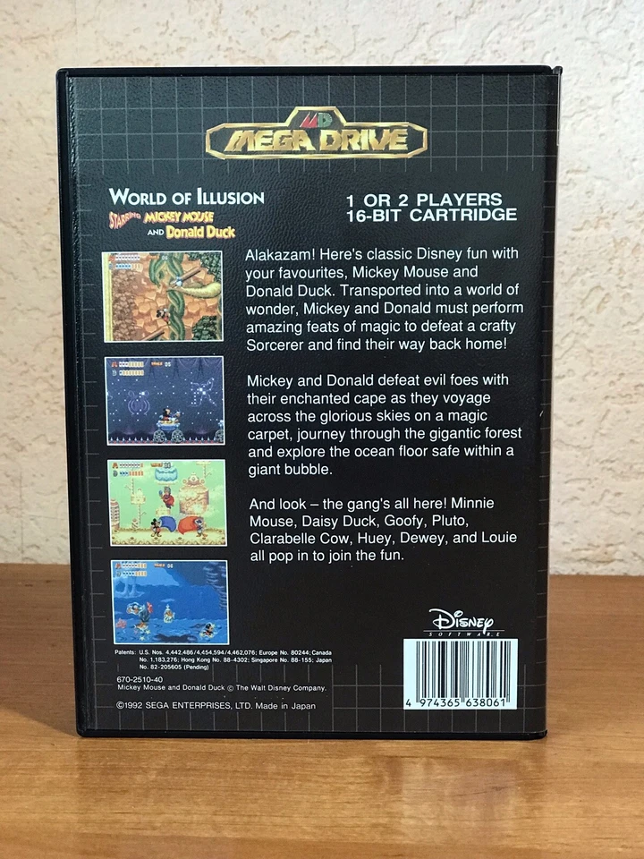 World of Illusion Starring Mickey Mouse & Donald Duck (Sega MegaDrive, 1992) NEW - Image 2 of 4