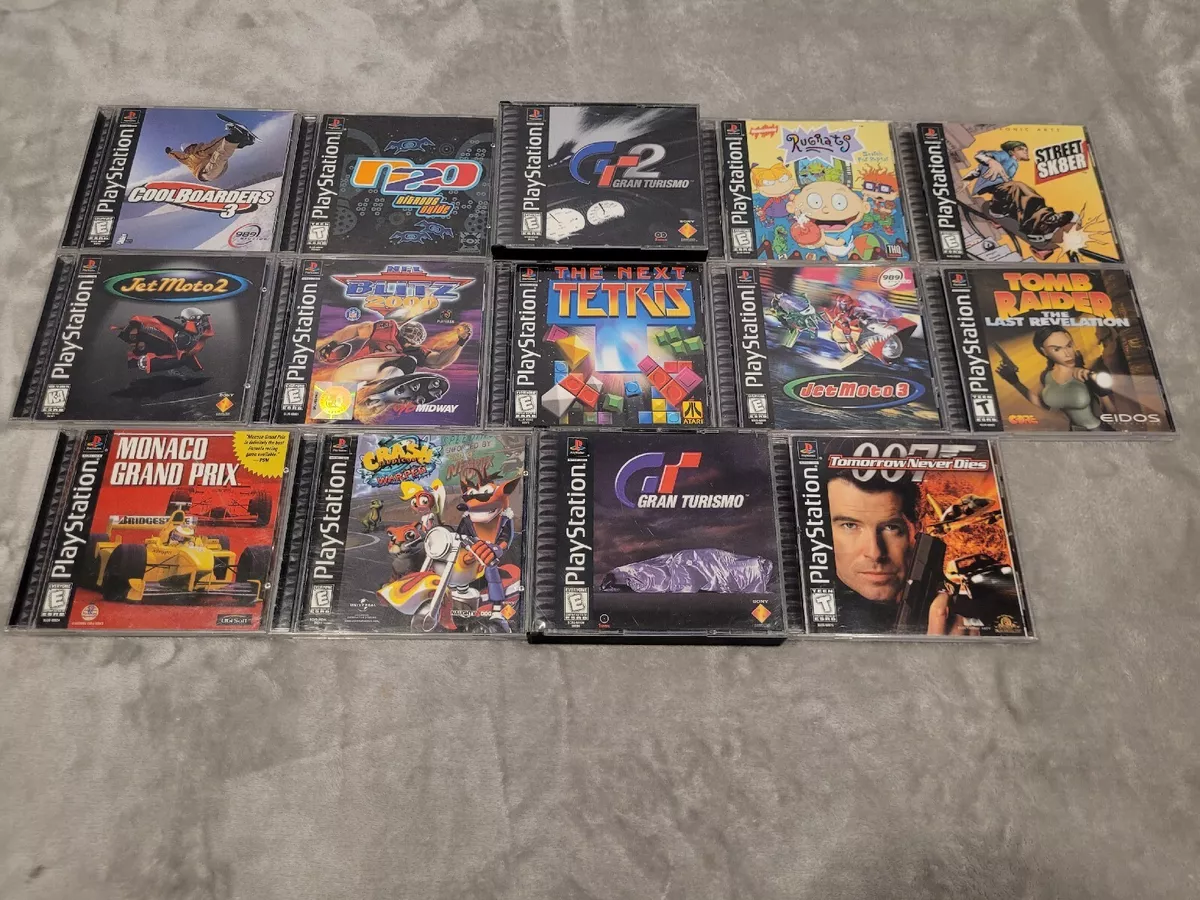 lot de 14 jeux ps1 (playstation 1) - lot console et jeux video