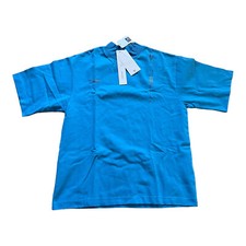 NWT Pyer Moss x Reebok Oversized Blue T Shirt Size XS Fits Small