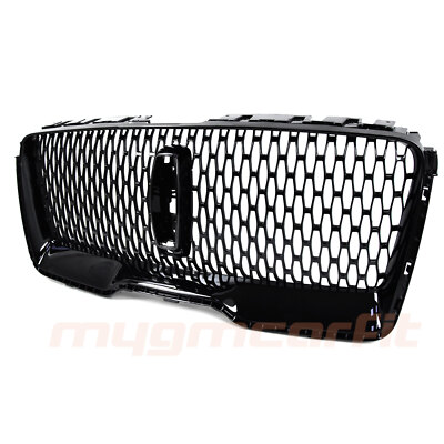For 2018 2019 2020 2021 Lincoln Navigator Front Upper Grille Sport Gloss Black