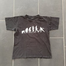 T-Shirt kurzarm unisex Gr. 134/140 schwarz / ...