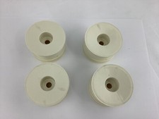 Pro-line 1/8 buggy white dish rim wheels set of 4 17mm hex hub 83x56mm