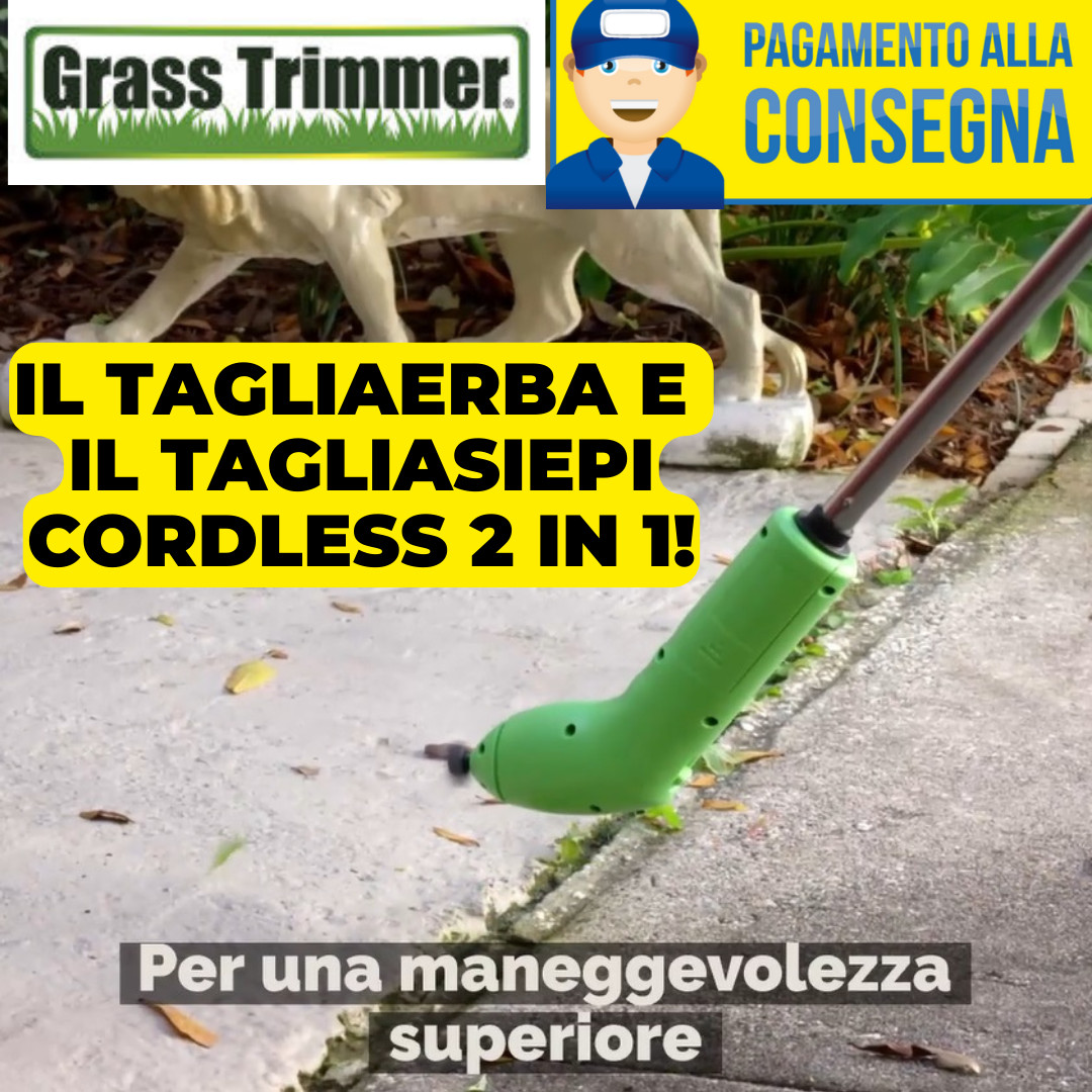 Tagliabordi Elettrico Ricaricabile Perfect Grass con Fascette Standard