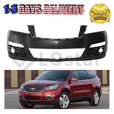 Front Upper Bumper Cover Wo Park Sensor Cut-out Fits 2013-2017 Chevy Traverse