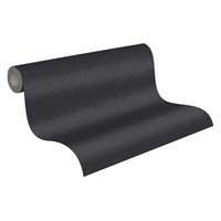 Tapete Vlies Einfarbig Schwarz 37555-4 | 375554 New Elegance (2,34€/1Qm)