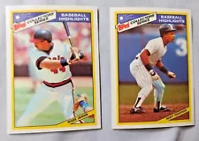 1987 Topps Woolworth Baseball Highlights Baseball Card Pick one