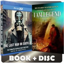 I Am Legend Screenplay Book + Last Man on Earth 3D Blu-ray (US IMPORT)