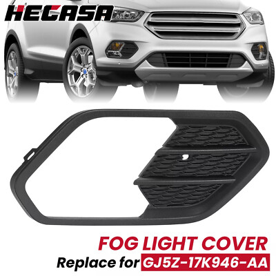 Right Side Fog Light Lamp Cover Bezel For Ford Escape 2017 2018 2019 Passenger