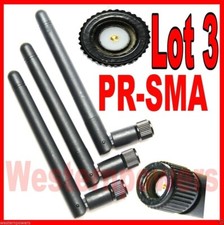 3x Lot 2dbi RP-SMA Omni-Directional WiFi router antenna