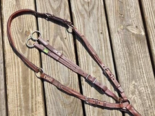 CWD Raised Adjustable Bridge Breastplate w/Running Attachment - Size 1 Pony -NEW