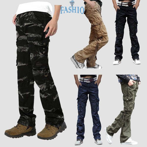 Men's Cotton Relax Fit Casual Cargo 