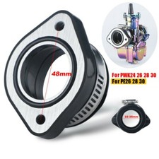 Flange Adapter Carb Manifold Intake Boot For Dirt Bike PWK 28mm Carburetor