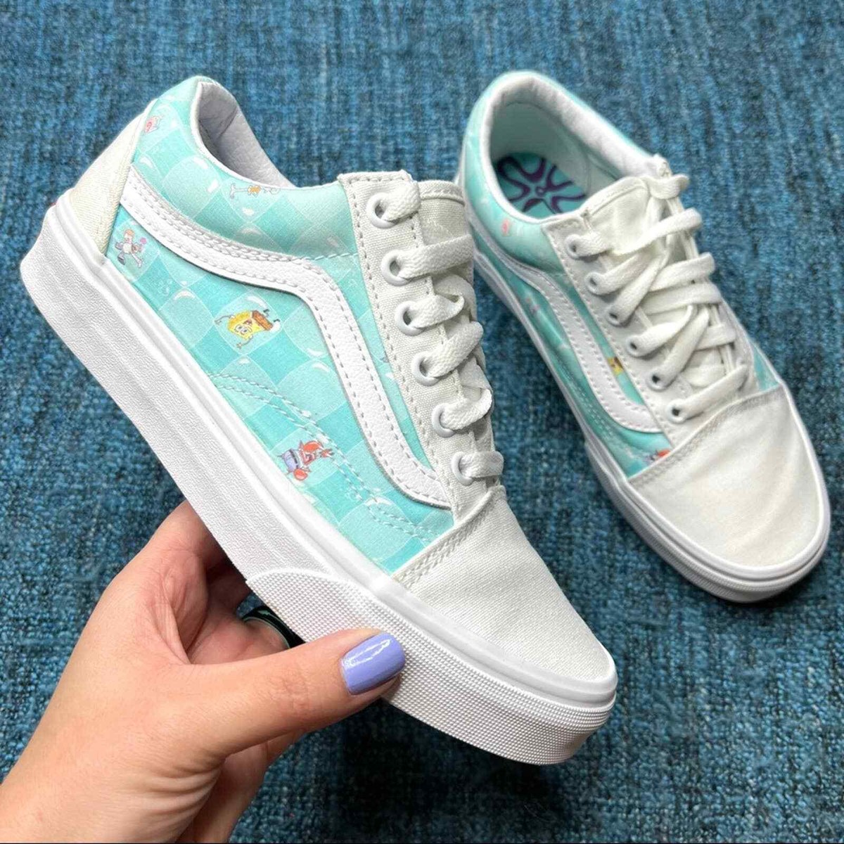 Limited Edition men’s size 6 Sponge Bob Vans Sneakers AUTHENTIC VANS SPONGEBOB SHOES, LIMITED EDITION Womens 8.5  main image 4