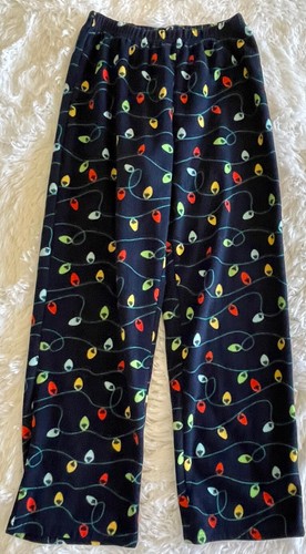 Blue Christmas Light Pajama Pants | eBay