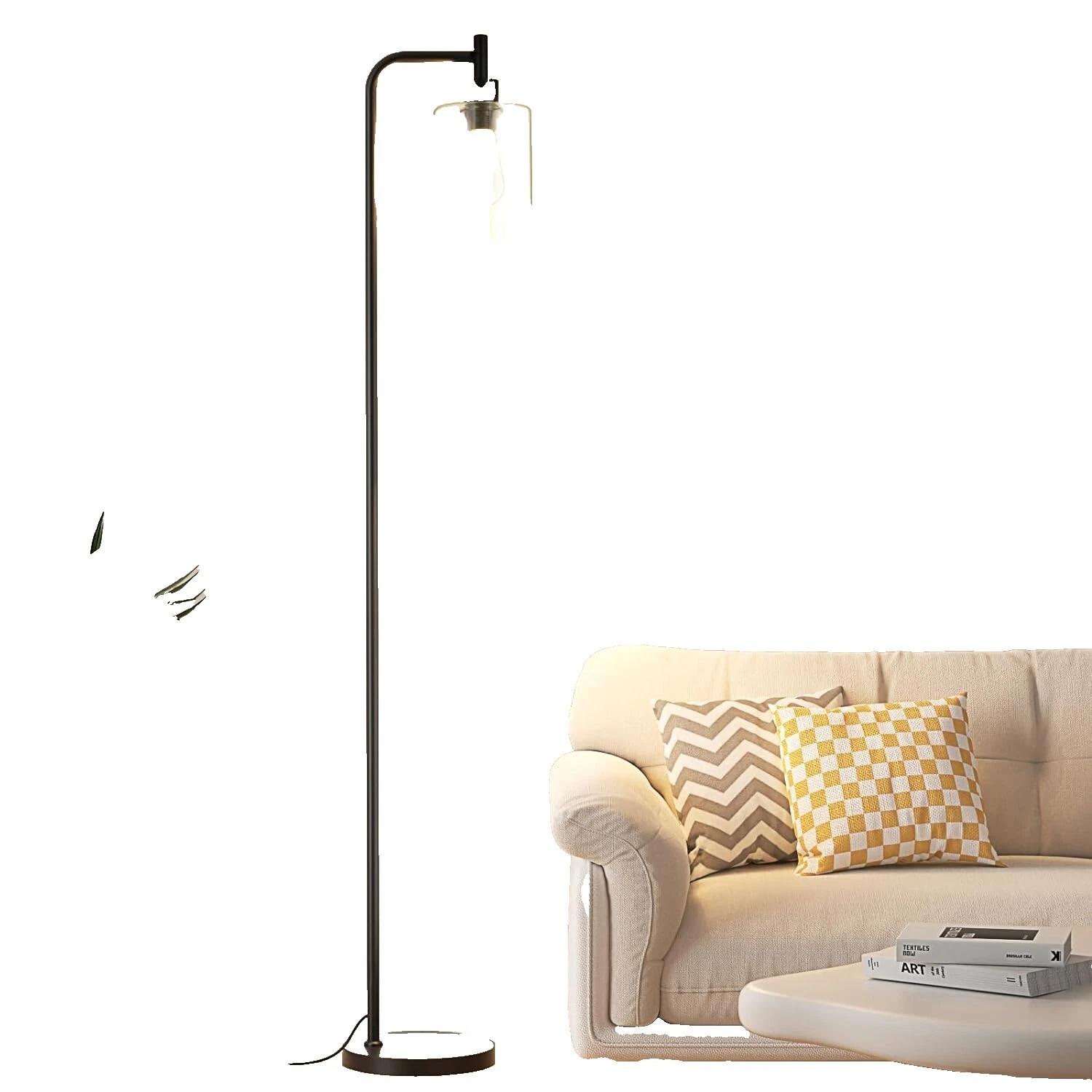 Black Industrial Floor Lamps