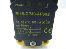 Turck BI15-CP40-AP6X2 Inductive Proximity Switch Sensor 3-Wire DC 15mm Range 1pc