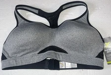 OLD NAVY ACTIVE HIGH SUPPORT SPORTS BRA 38C HEATHER GRAY 275249-02-1 NWT