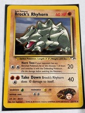 Brock's Rhyhorn 22/132 Gym Heroes LP on eBay