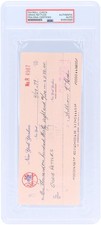 Graig Nettles New York Yankees Signed Check September 29, 1979 - PSA 84855686