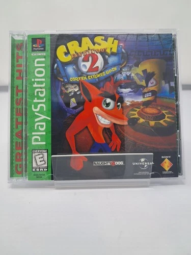 Crash Bandicoot 2: Cortex Strikes Back Greatest Hits Sony PS1 Complete, Tested
