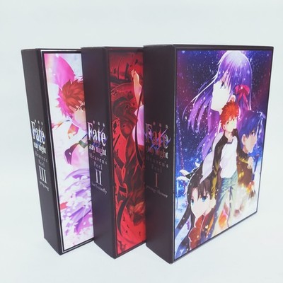 Fate Stay Night Heaven's Feel Limited Edition 3 Movie Blu-ray Box Set Used
