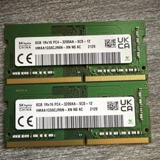 SK hynix 16GB 2x8GB DDR4-3200 SO-DIMM Non-ECC 260-Pin HMAA1GS6CJR6N-XN