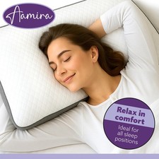 Memory Foam Pillow Orthopedic Cervical Neck Back Support Bamboo Cover Cushion