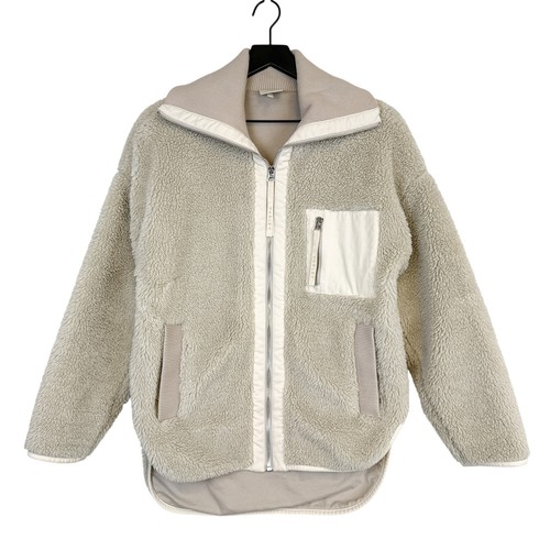 Varley Myla Zip Through Jacket Sherpa $198 - M
