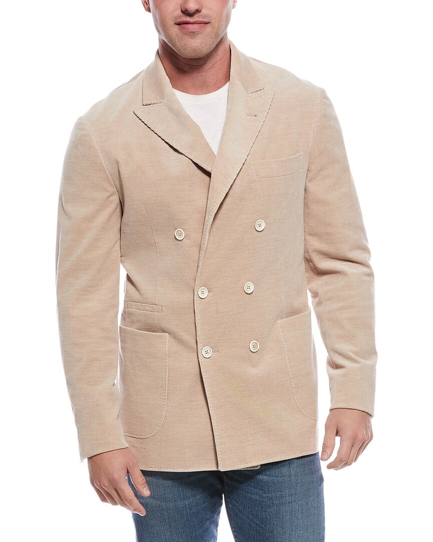 Brunello Cucinelli Corduroy Cashmere-Blend Blazer Mens 48 260390₽