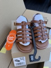 Wonder Nation Girls Brown Gladiator Sandals B...