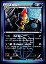 Scrafty 86/135 Rare Plasma Storm Pokemon Lightly Played on eBay