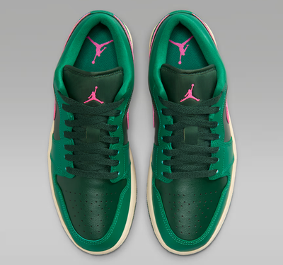 Jordan 1 Low Malachite Pink Blast Coconut Milk Fir Women's | Size