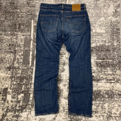LEVIS 502 Premium Herren Jeans Hose W33 L32 Tapered Straight Denim Blau