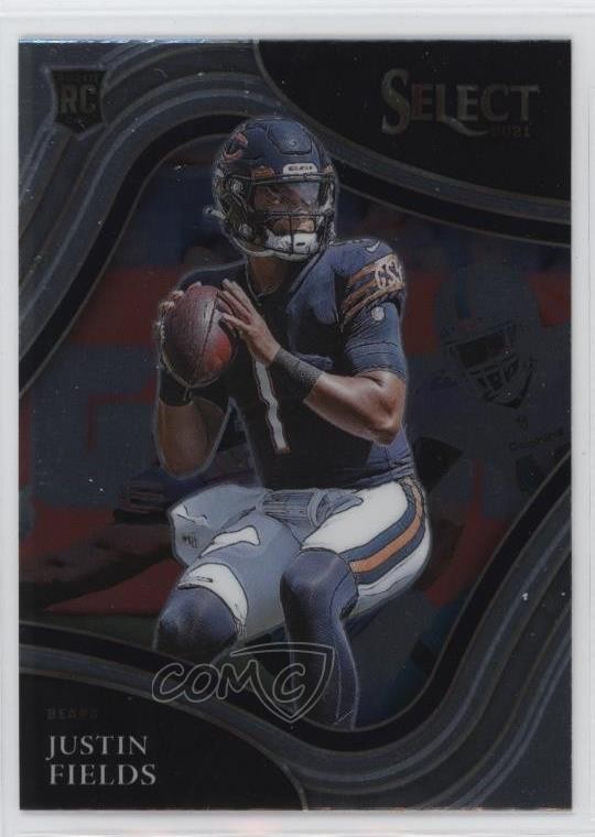2021 Panini Select Field Level Justin Fields #350 3mx