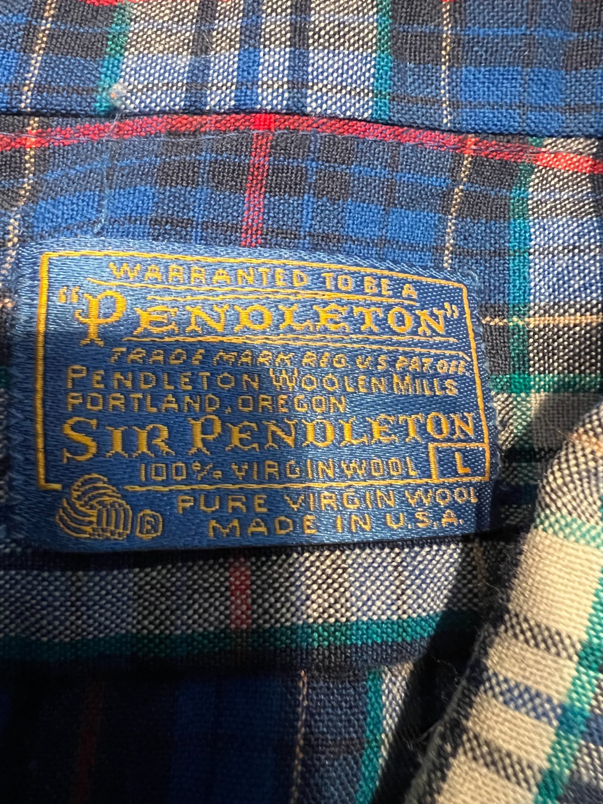 Pendleton Sir Pendleton Button Down Shirt Mens La… - image 2