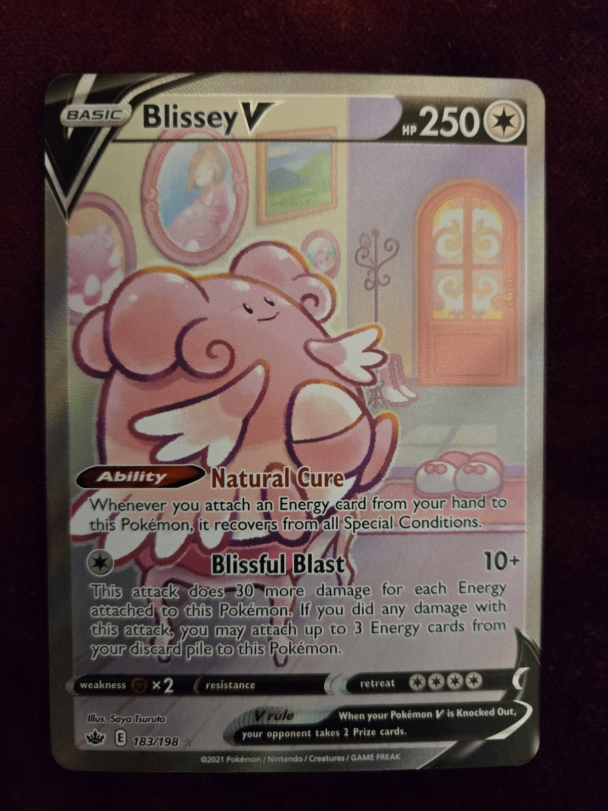 Blissey V 183/198 Alt Full Art Chilling Reign