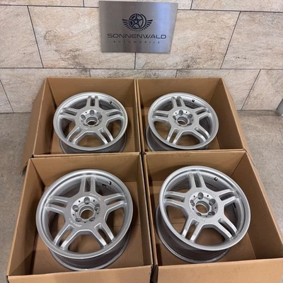 Mercedes AMG 17" Alufelgen Styling4 C-Klasse W203 A1704012002 A1704012102 H746 - Bild 1 von 4