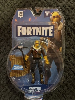 Fortnite 4'' Raptor Solo Mode Action Figure 2018 Epic Games Jazwares New!
