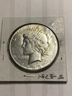 1923 S $1 Peace Dollar  Uncirculated. Silver. Breaking high grade set. Lovely.