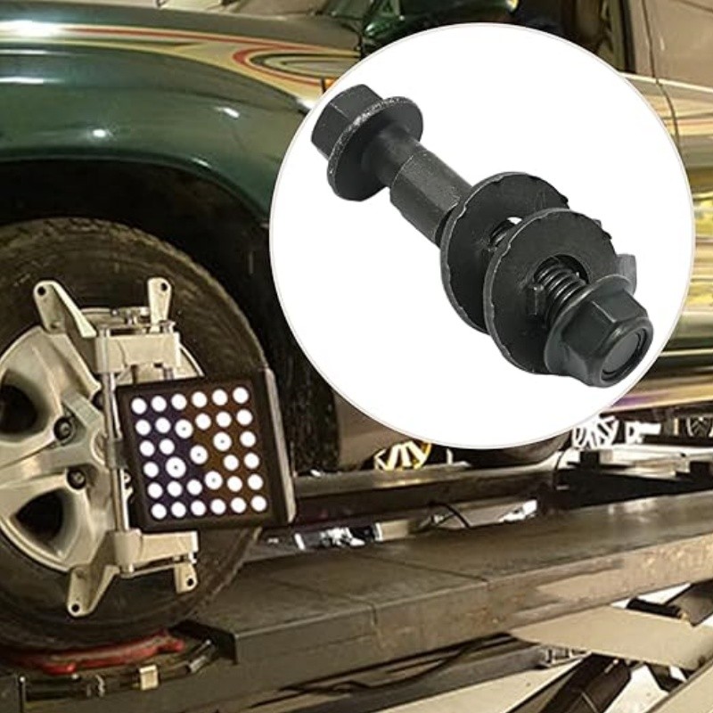 4PCS CAR FRONT & REAR CAMBER ALIGNMENT 15MM ADJUSTABLE CAM BOLTS KIT UNIVERSAL