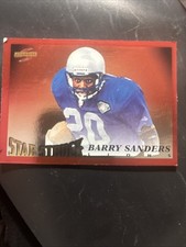 1995 Score - Star Struck Barry Sanders #208 Red Siege
