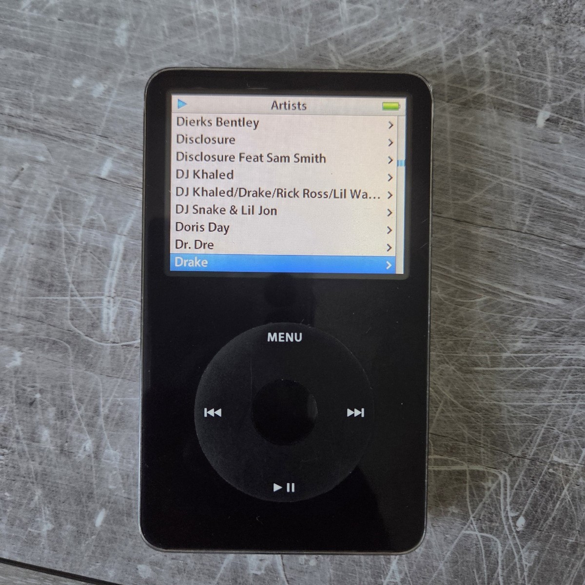 Apple iPod Classic w/Video 5th Gen A1136 30GB Tested EMC 2065 Date