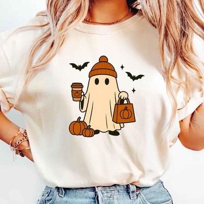 Ghost PSL Shirt, Cute Pumpkin Spice Latte Tee, Fall Aesthetic Graphic Sweatshirt