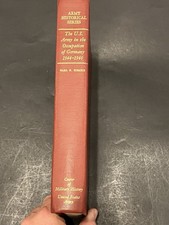 U.S, Army in the Occupation of Germany 1944- 1946 Earl F. Ziemke 1975 Very Clean